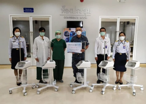鱼跃医疗向泰国捐赠血压计，